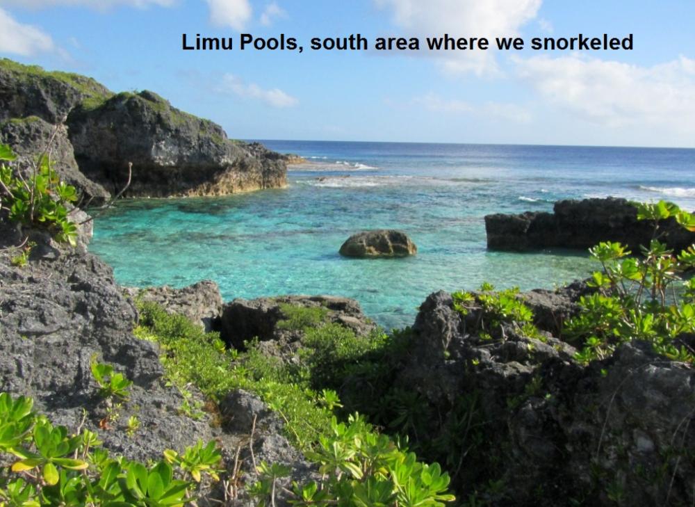 Limu Pools, south area where we snorkeled.